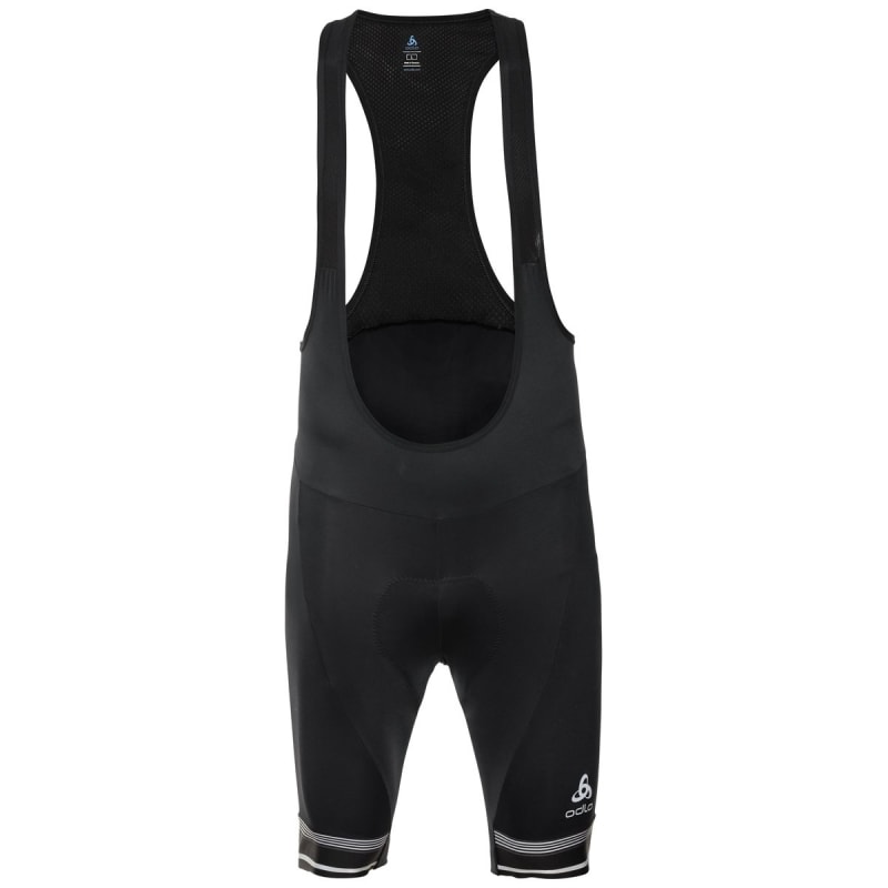 Odlo Men’s Zeroweight Dual Dry Cycling Bib Shorts Black