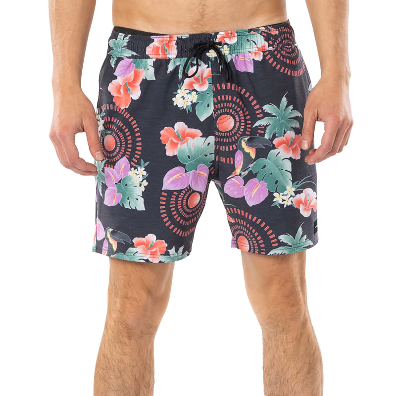 Rip Curl Men’s Beach Party Volley Shorts Black