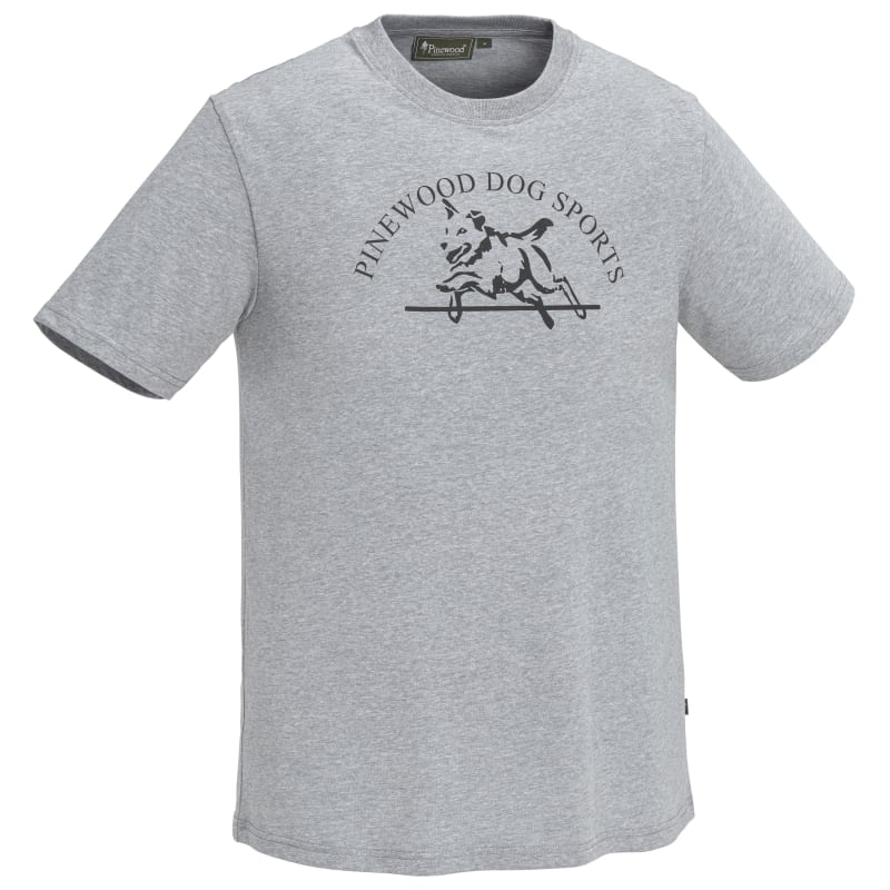 Pinewood Men’s Dog Sports T-shirt Light Grey Melange