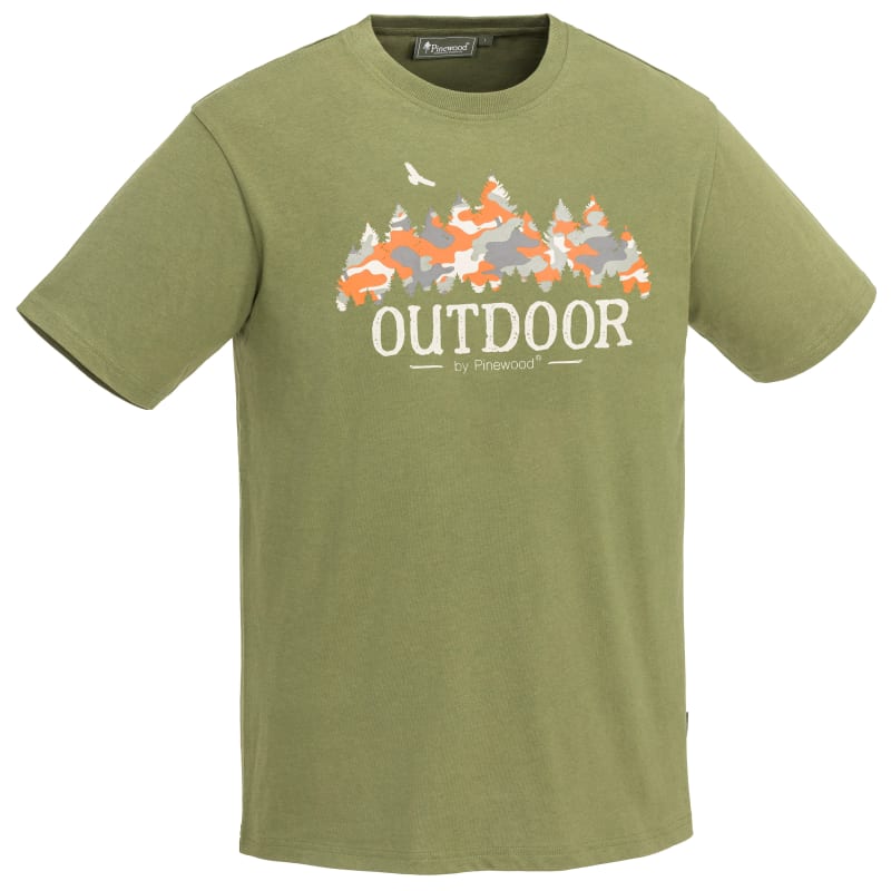 Pinewood Men’s Forest T-shirt Leaf Melange