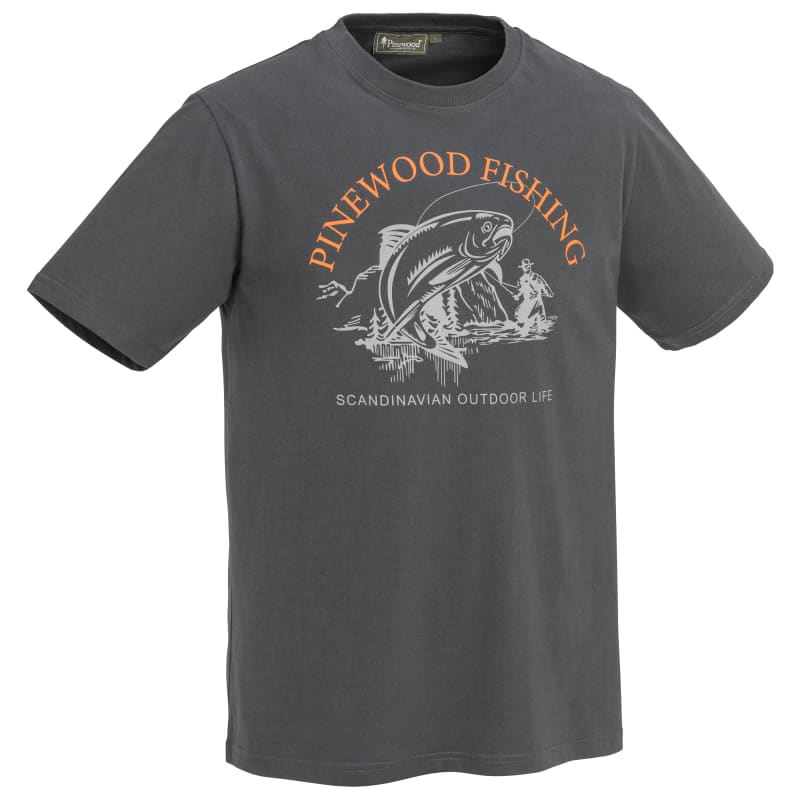 Pinewood Men’s Fish T-shirt Dark Anthracite