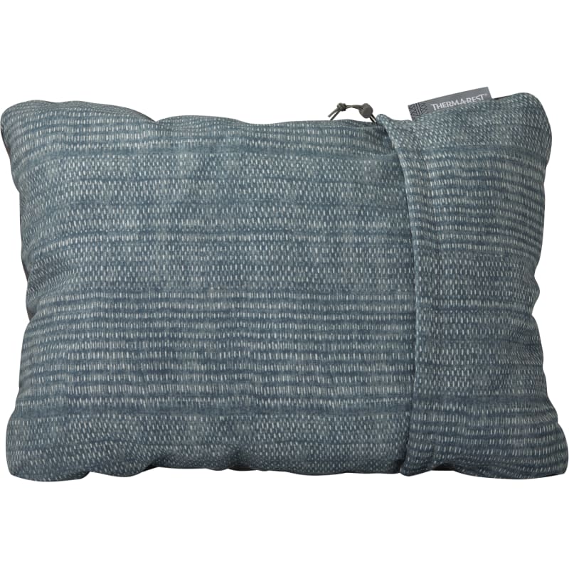 Thermarest Compressible Pillow M Blue Woven Dot
