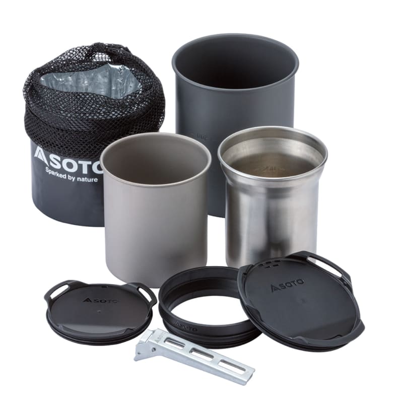 Soto Thermostack Cook Set Combo Grey