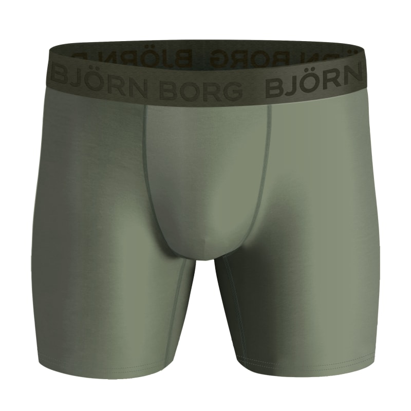 Björn Borg Men’s Solid Performance Shorts Oil Green