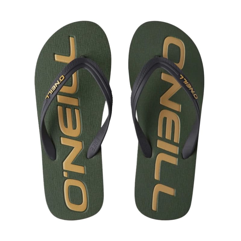 O’Neill Men’s Profile Logo Sandals Olive Leaves