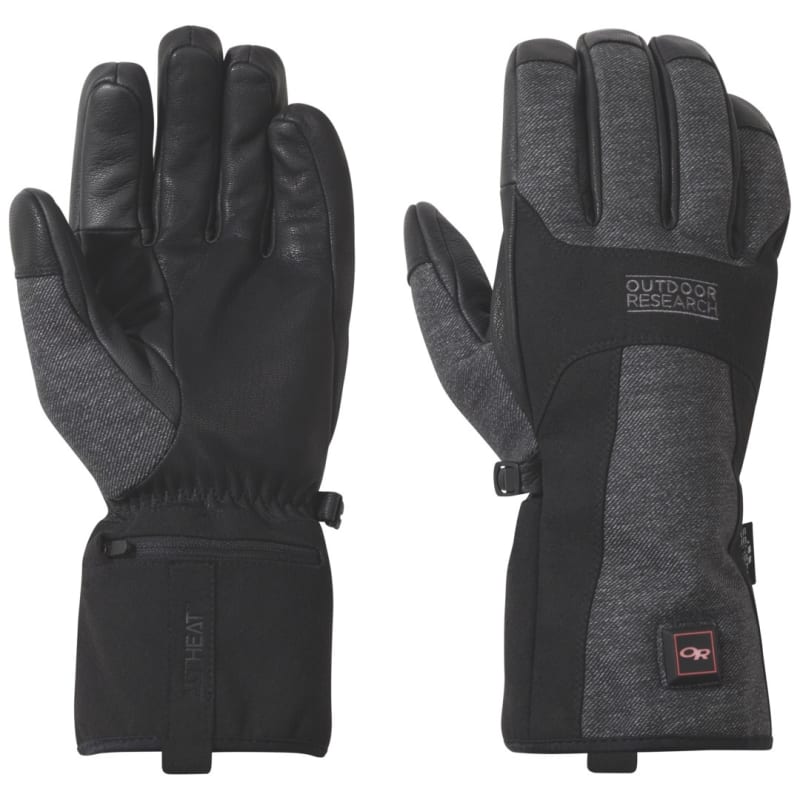 Outdoor Research Oberland Heated Gloves Black/Charcoal