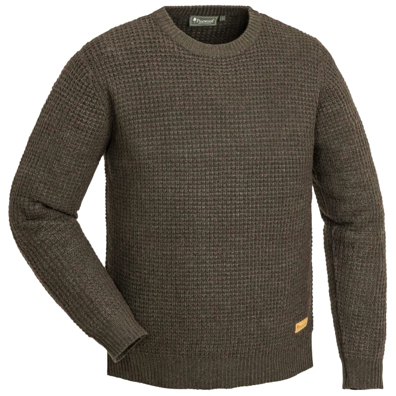 Pinewood Men’s Ralf Knitted Sweater Brown Melange