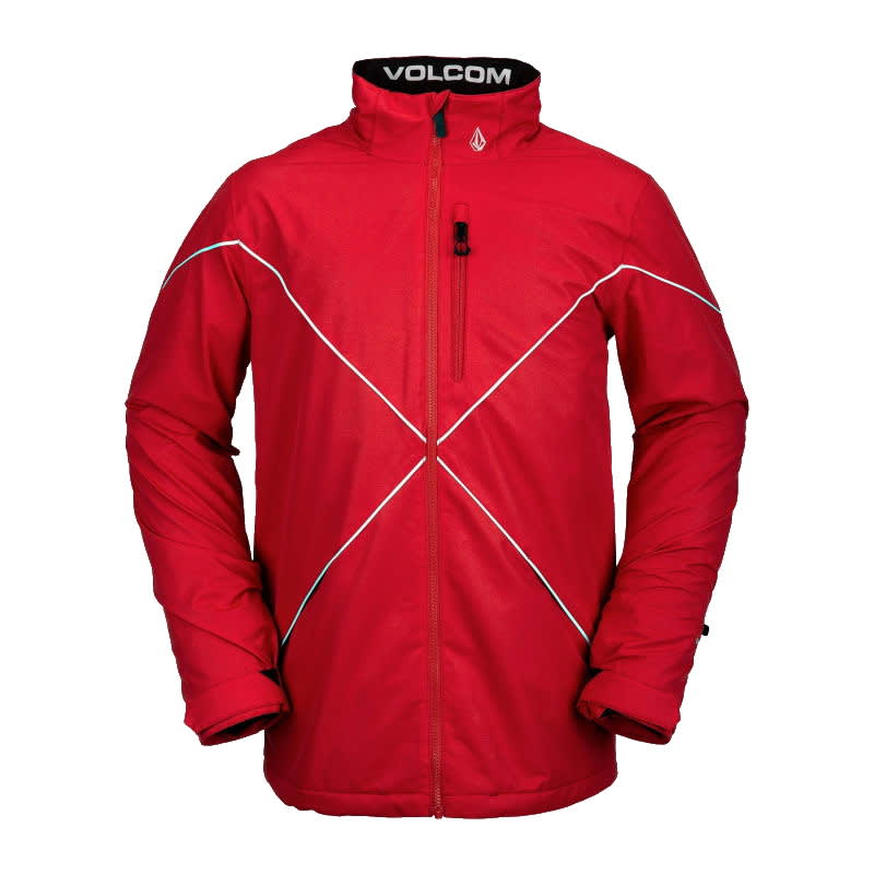 Volcom No Hood X Jacket Unisex Red