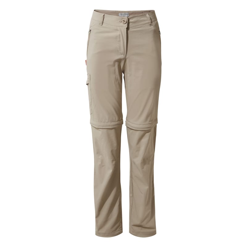 Craghoppers Women’s Nosilife Pro Convertible Trousers Mushroom