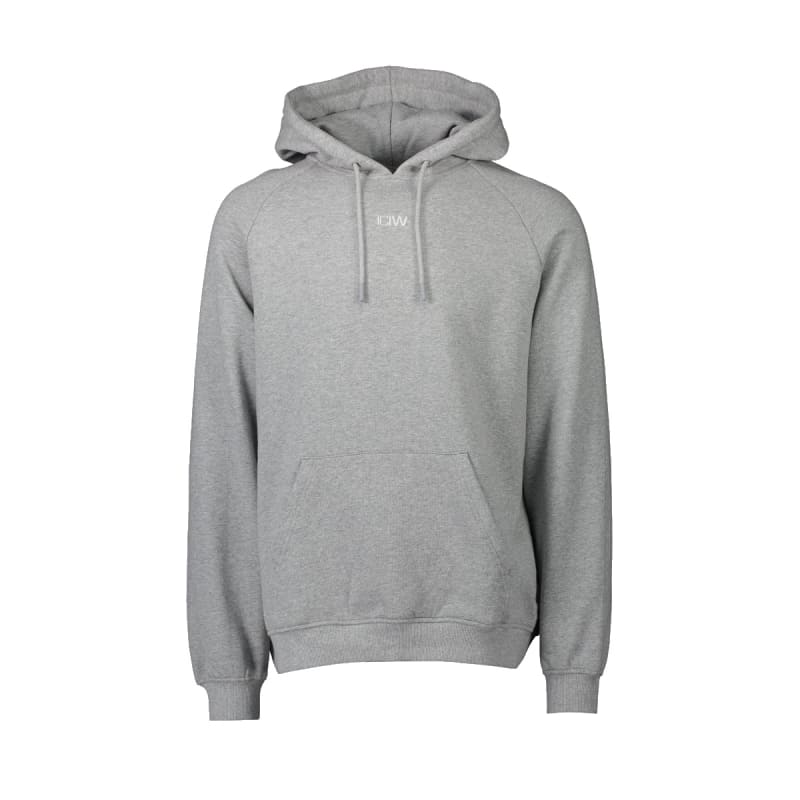 ICANIWILL Men’s Essential Hoodie Loose Fit Light Grey