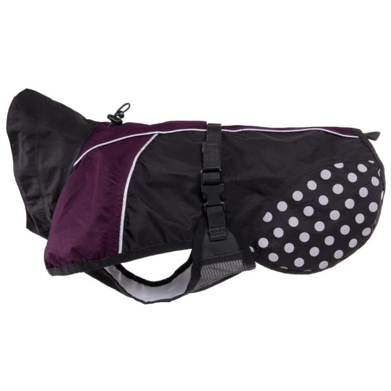 Non-stop dogwear Beta Pro Raincoat Black/Purple