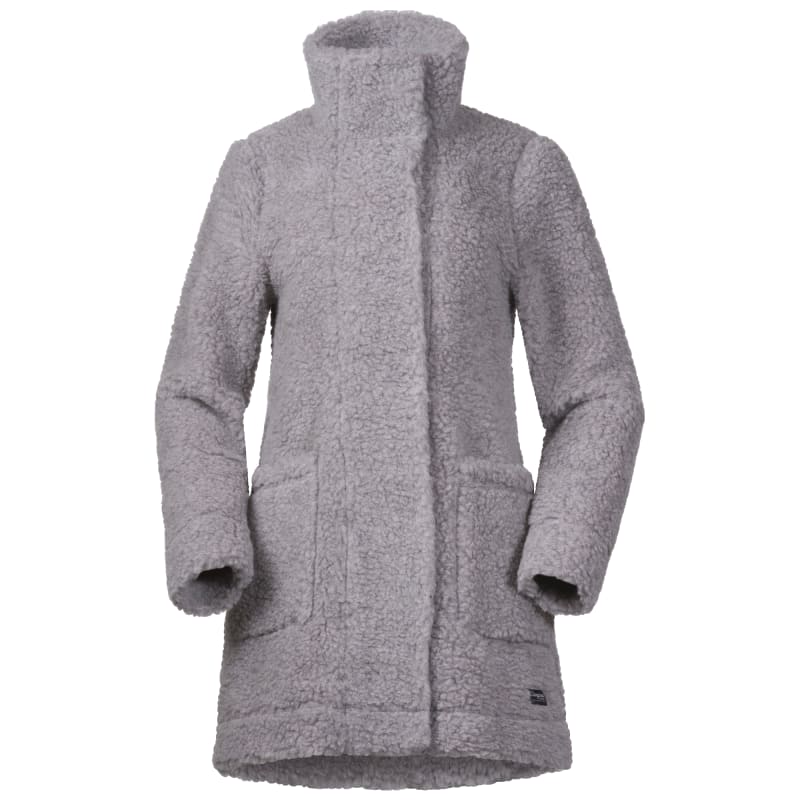 bergans Women’s Oslo Wool Loosefit Jacket Grey Melange