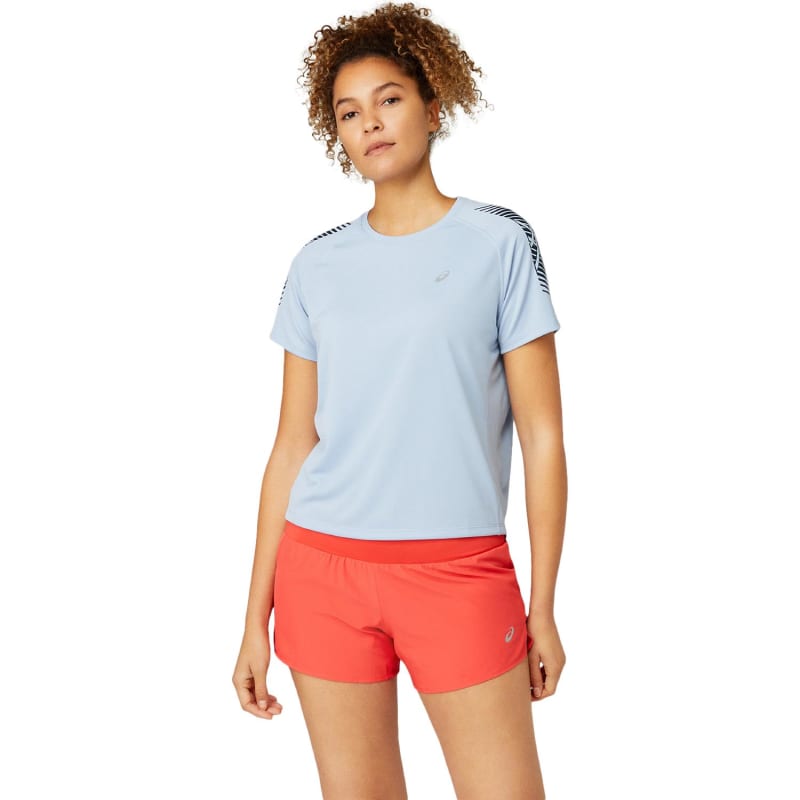 ASICS Women’s Icon Short Sleeve Top Mist/French Blue
