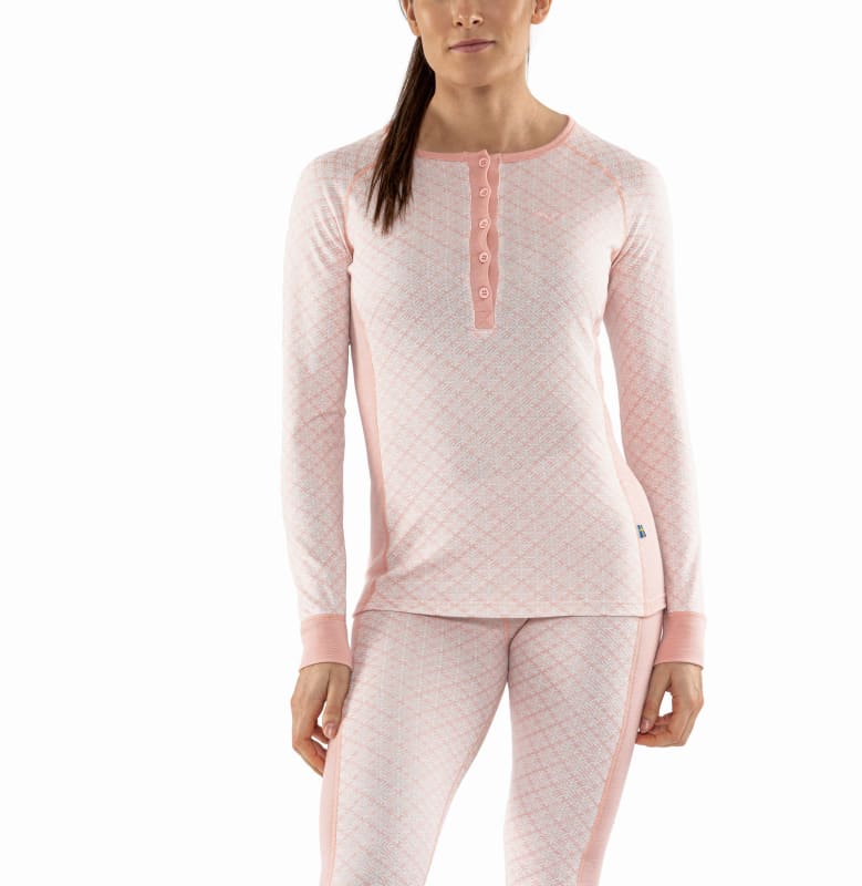 Termo Women’s Long Sleeve Jumper Buttons Soft Pink