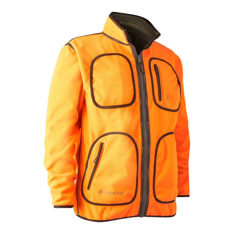 Deerhunter Men’s Gamekeeper Reversible Fleece Jacket Orange