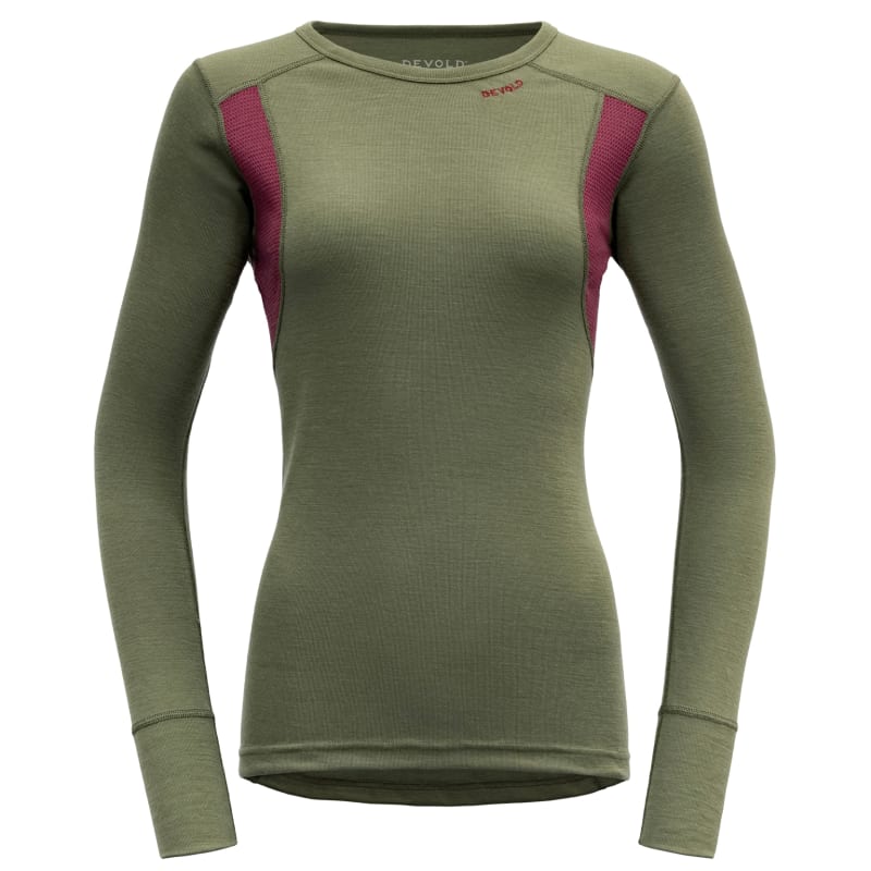 Devold Hiking Woman Shirt Lichen/Beetroot