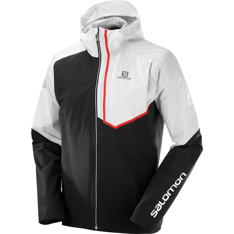 Salomon Men’s Bonatti Trail Waterproof Jacket White/Black