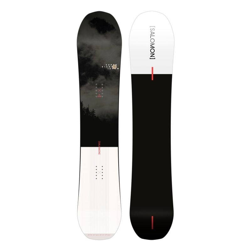 Salomon Men’s Super 8 Snowboard Black/White