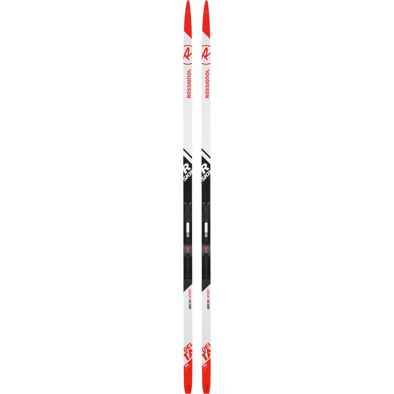 Rossignol Unisex Nordic Skis Delta Sport R-Skin IFP Black/White/Red
