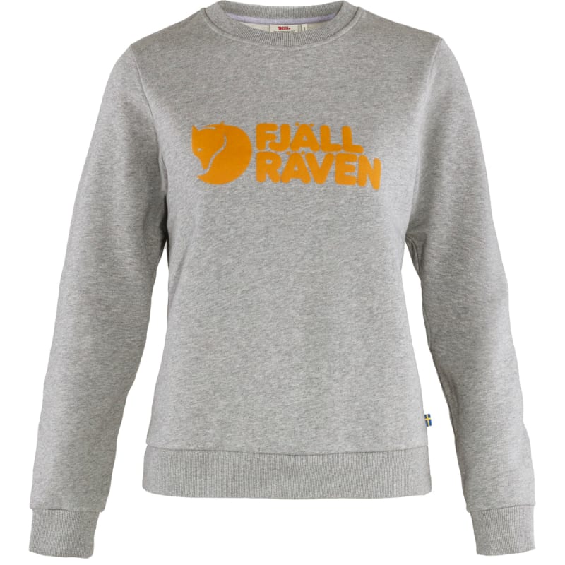 Fjällräven Women’s Fjällräven Logo Sweater Grey-Melange