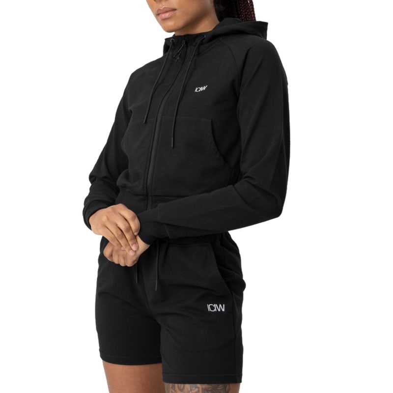 ICANIWILL Women’s Activity Cropped Hoodie Black