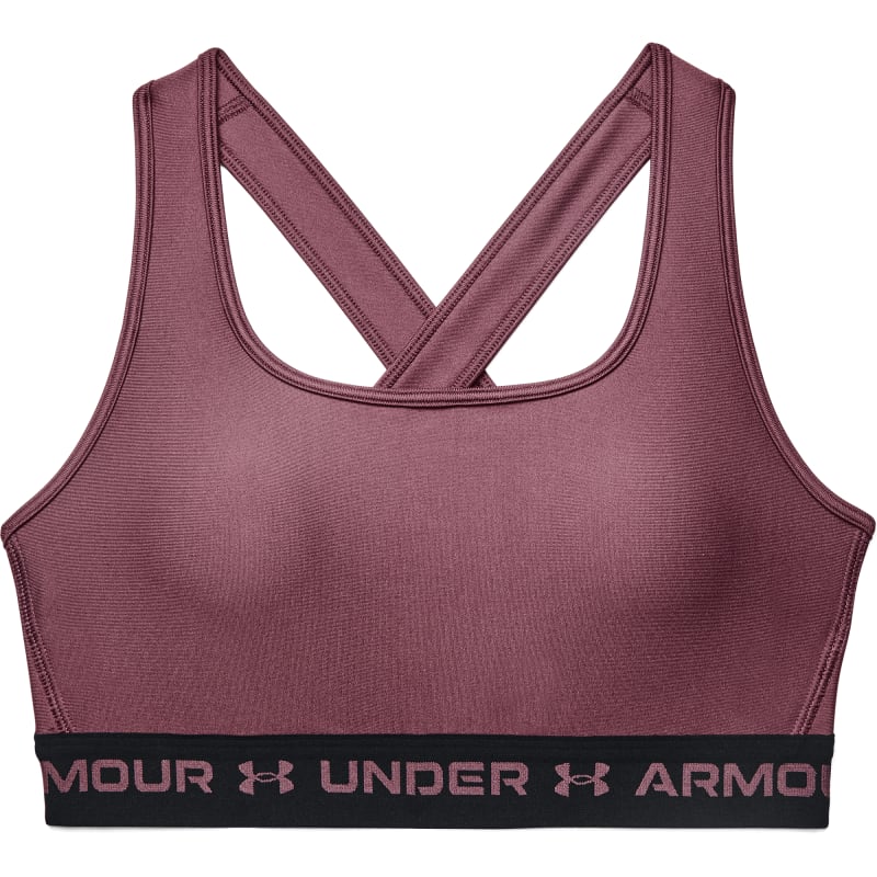 Under Armour Women’s UA Crossback Mid Bra Ash Plum