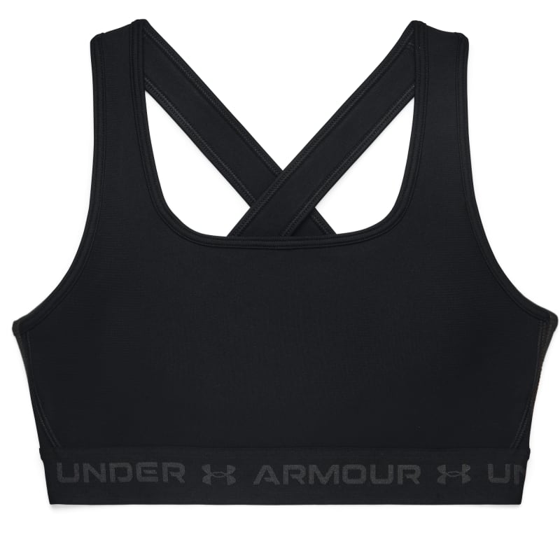 Under Armour Women’s UA Crossback Mid Bra Black/Black/Jetgray