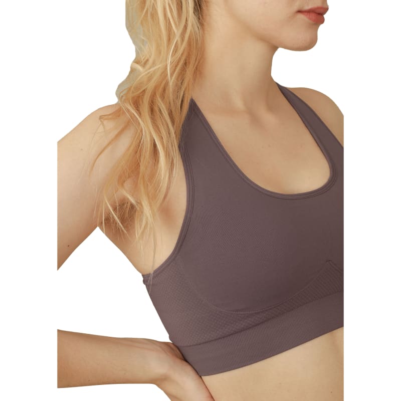 Stay in Place Rib Seamless Bra Cookie