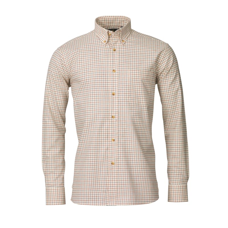 Men’s Pete Cotton/Wool Small Check Shirt