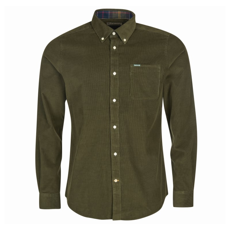 Barbour Men’s Ramsey Tailored Shirt Forest