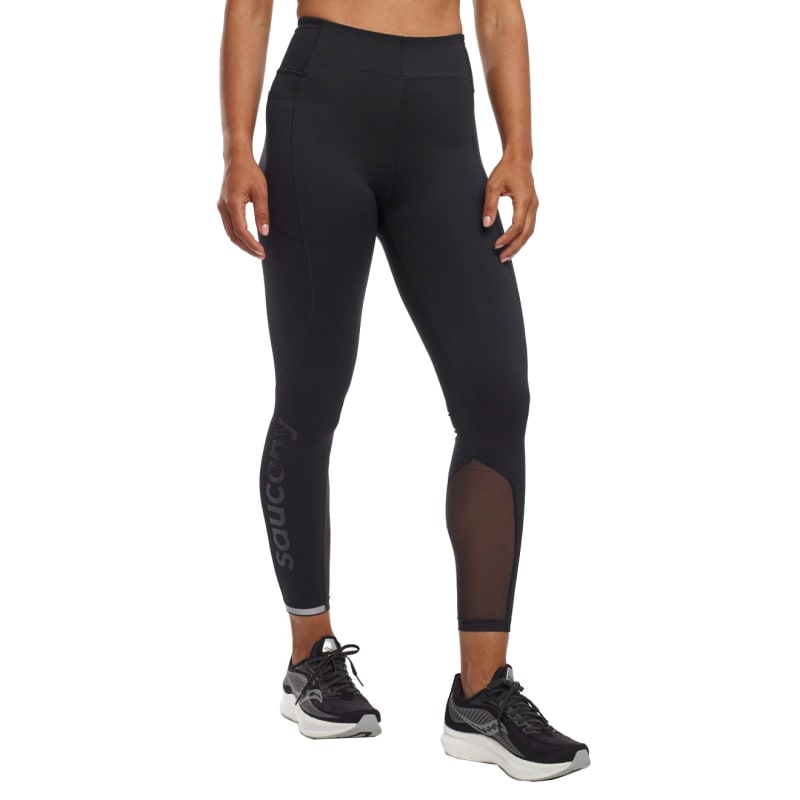 Saucony Women’s Fortify High Rise 7/8 Tight Black