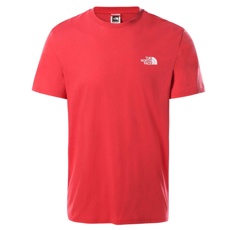 The North Face Men’s Shortsleeve Simple Dome Tee Rococco Red