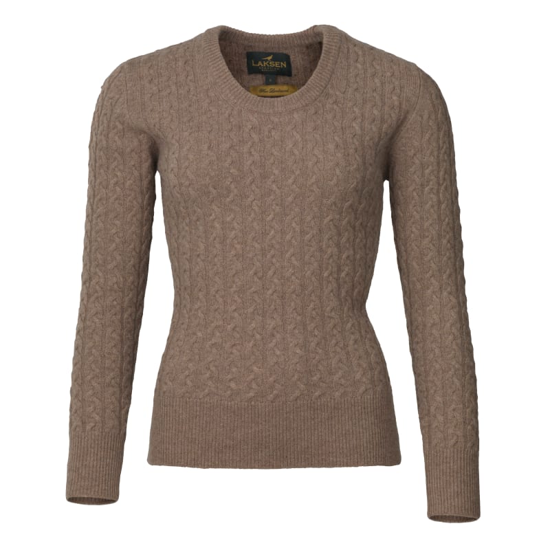 Laksen Burleigh Cable Lambswool Sweater Women´s Camel