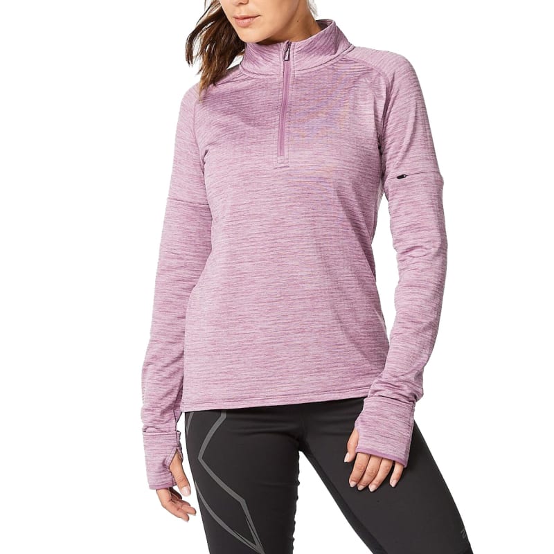 2Xu Women’s Ignition 1/4 Zip Orchid Mist/Orchid Reflective
