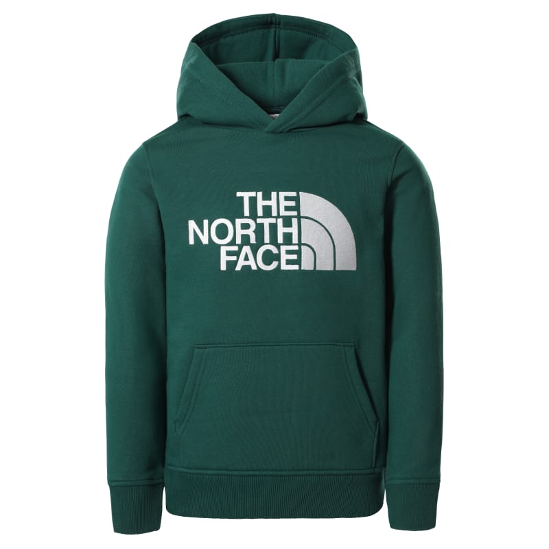 The North Face Youth Drew Peak Pullover Hoodie Night Green