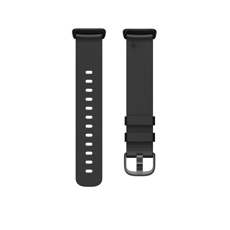 Fitbit Charge 5 Leather Band Black
