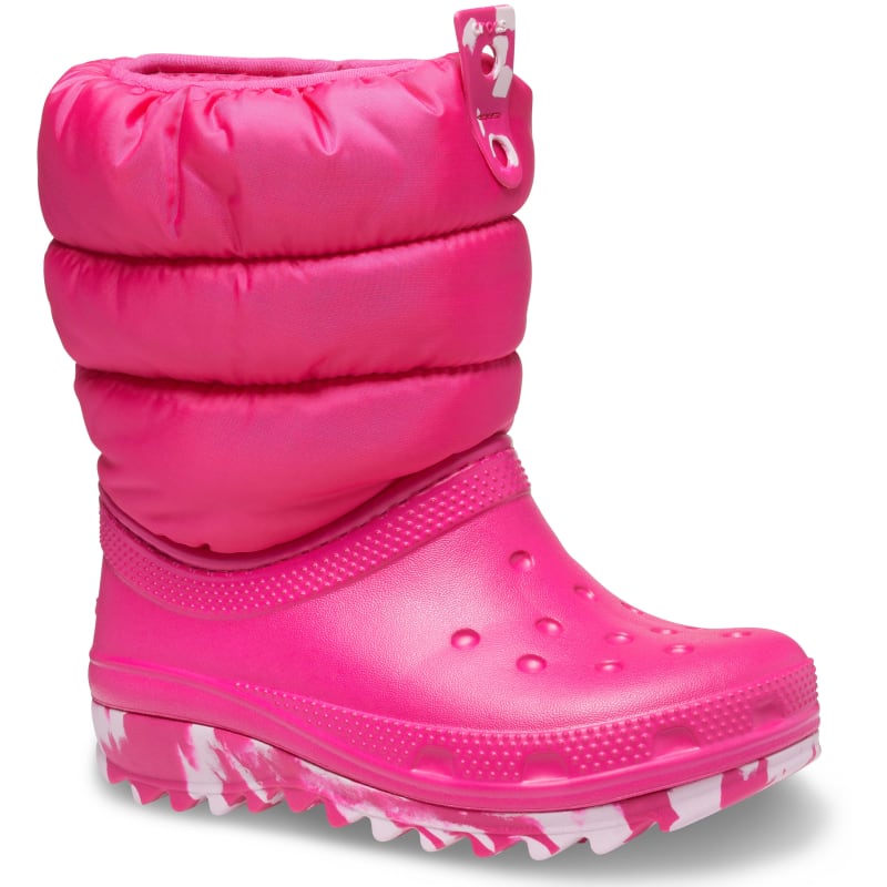 Crocs Classic Neo Puff Boot Kids Candy Pink