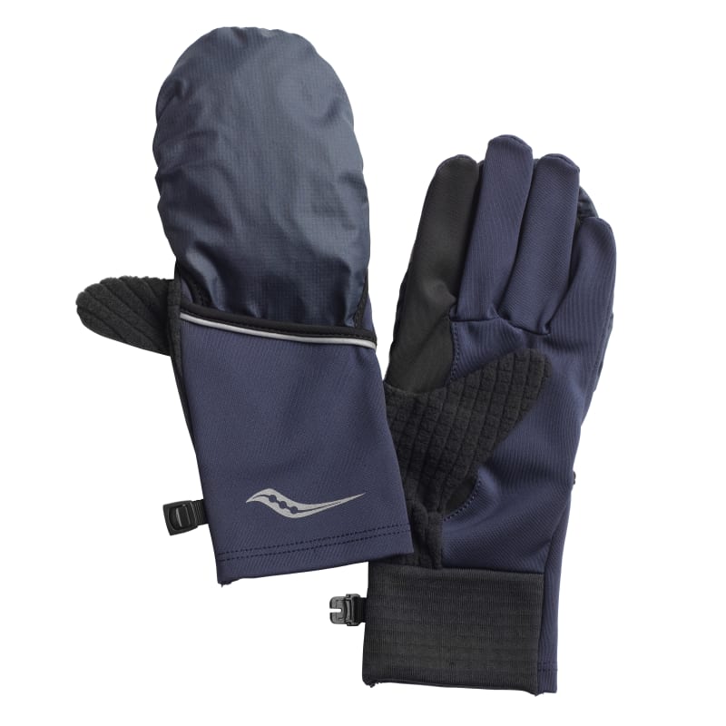 Saucony Fortify Convertible Gloves Blue Nights