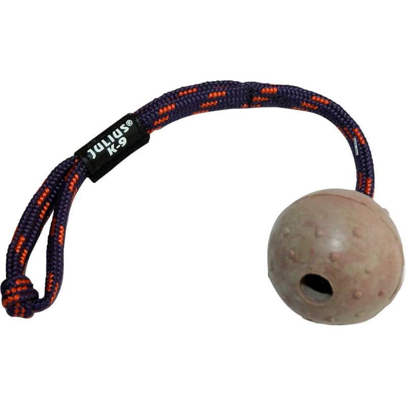 Julius-K9 Idc Ball With Rope Handle 70 mm Beige