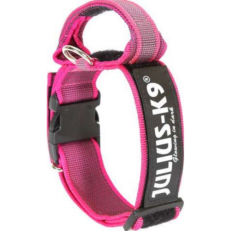 Julius-K9 Super Grip Collar With Handle 50 mm/47-67 cm Pink