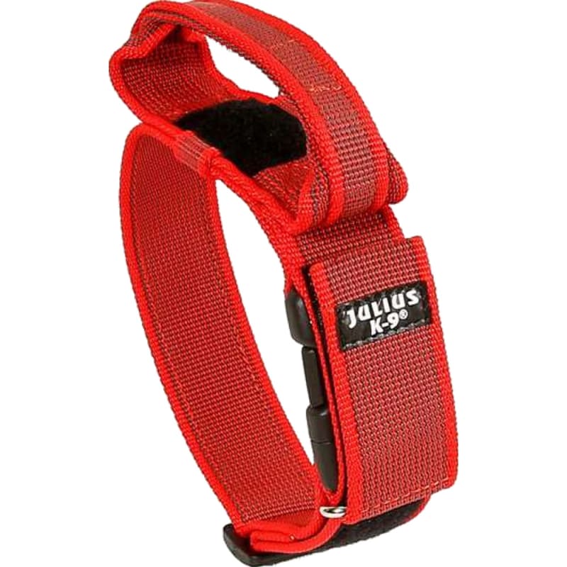 Julius-K9 Super Grip Collar With Handle 50 mm/47-67 cm Red
