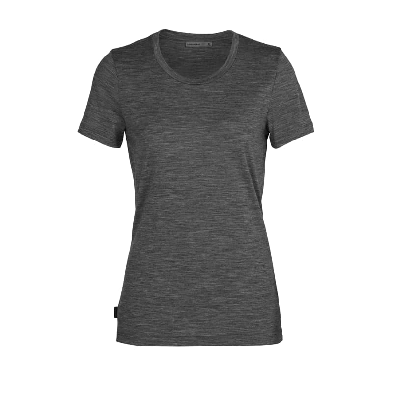Icebreaker Women’s Merino Tech Lite II Short Sleeve T-Shirt Gritstone Heather