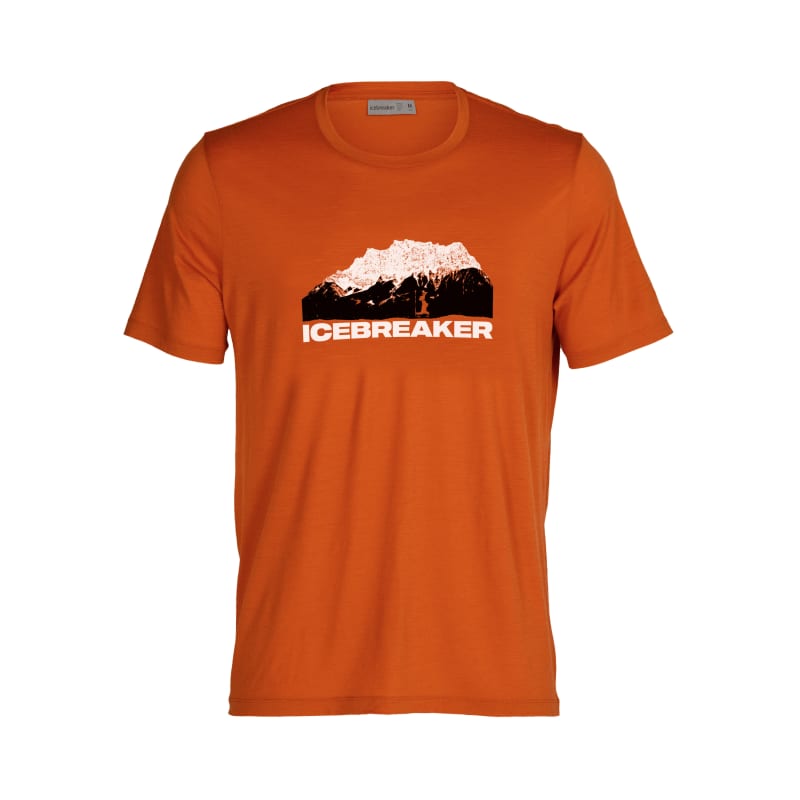 Icebreaker Men’s Merino Tech Lite II Short Sleeve T-Shirt Icebreaker Mountain Spice