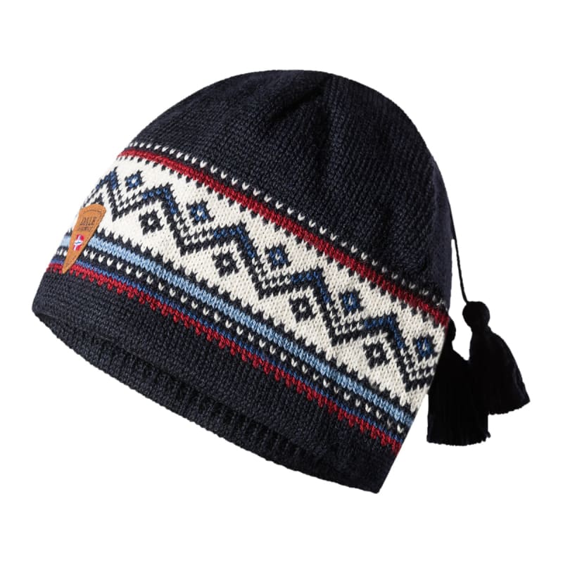 Dale of Norway Vail Hat Navy/Red/Rose/Offwhite