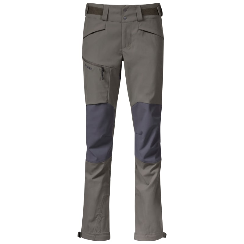 bergans Fjorda Trekking Hybrid Women’s Pants Green Mud/Solid Dark Grey