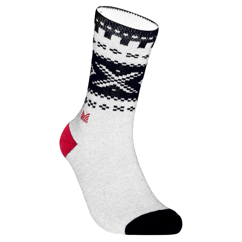 Dale of Norway Cortina Socks Offwhite/Navy/Raspberry