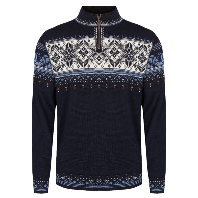 Dale of Norway Blyfjell Unisex Sweater Mid Navy/Blushad/Offwhite/Copper