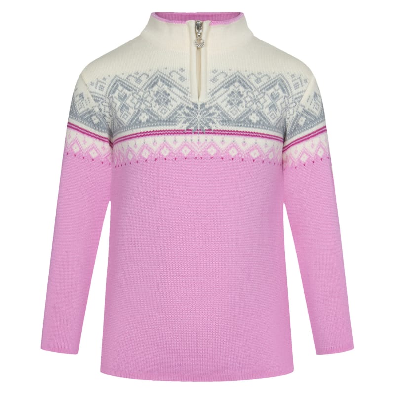 Dale of Norway Moritz Kids’ Sweater Pink Candy/Offwhite/Fuchsia