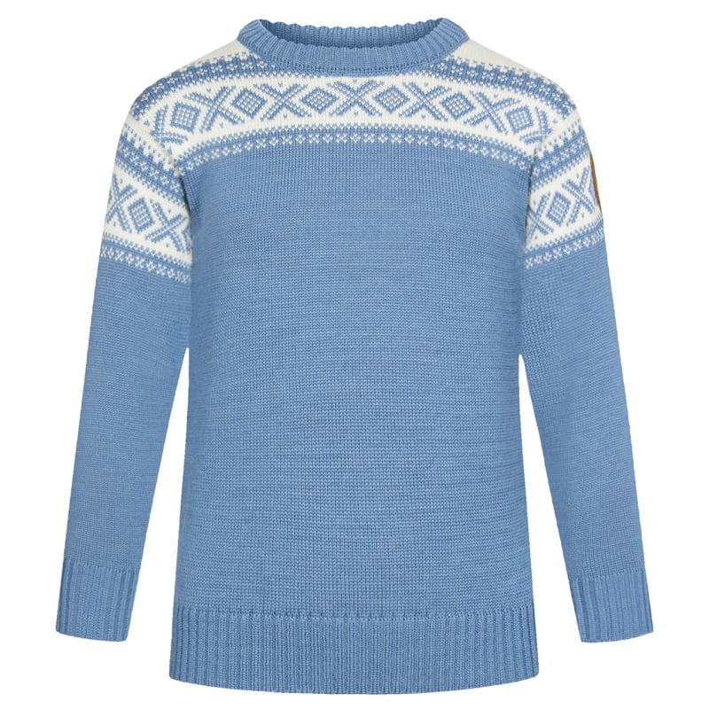 Dale of Norway Cortina Kids’ Sweater Blue Shadow/Offwhite