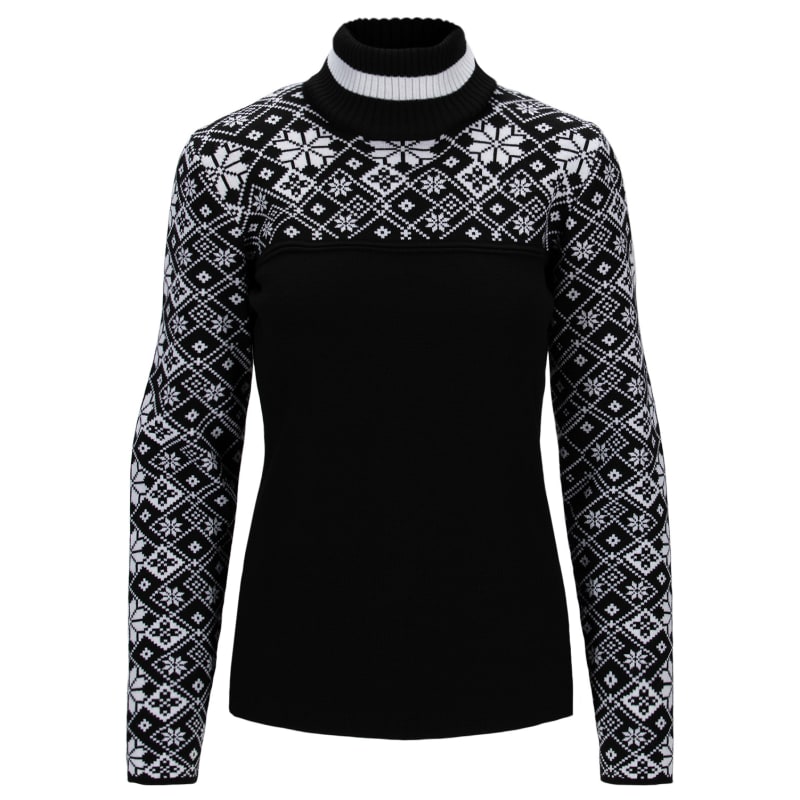 Dale of Norway Mount Red Women’s Sweater Black/White